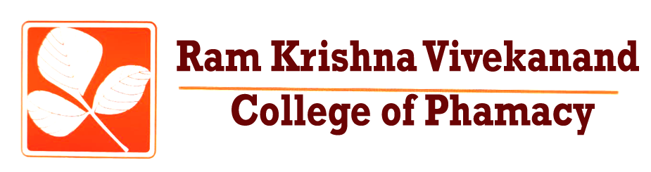  RKV COLLEGE OF PHARMACY logo with name